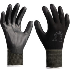 Art. 13555   Strickhandschuh mit Beschichtung,  Farbe: schwarz