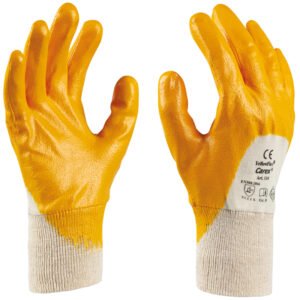 Art. 114  YELLOWFLEX® Baumwollhandschuh mit Beschichtung,  Farbe: gelb