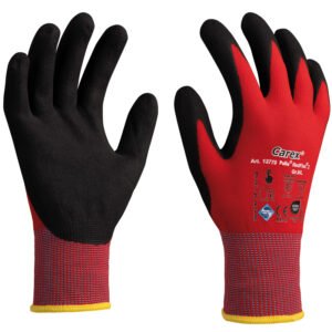 Art. 13770 Palle® RedFlex® 2 Strickhandschuh mit Beschichtung, touchscreenfähig, Farbe: rot/schwarz