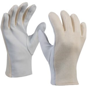 Art. 1500/TRE   Nappalederhandschuh, Farbe: grau/beige (natur)