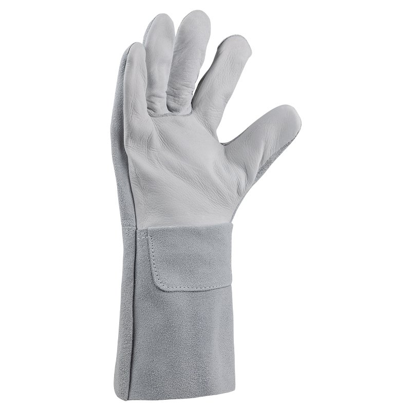 Art. 6630/C Schweißerschutzhandschuh, Rindleder, Farbe: grau, Länge ca. 35 cm – Bild 2