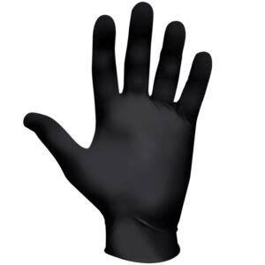 6112PF Showa Nitril-Einweghandschuh, schwarz, Eco Best Technology® (EBT), 1 Box = 100 Stück