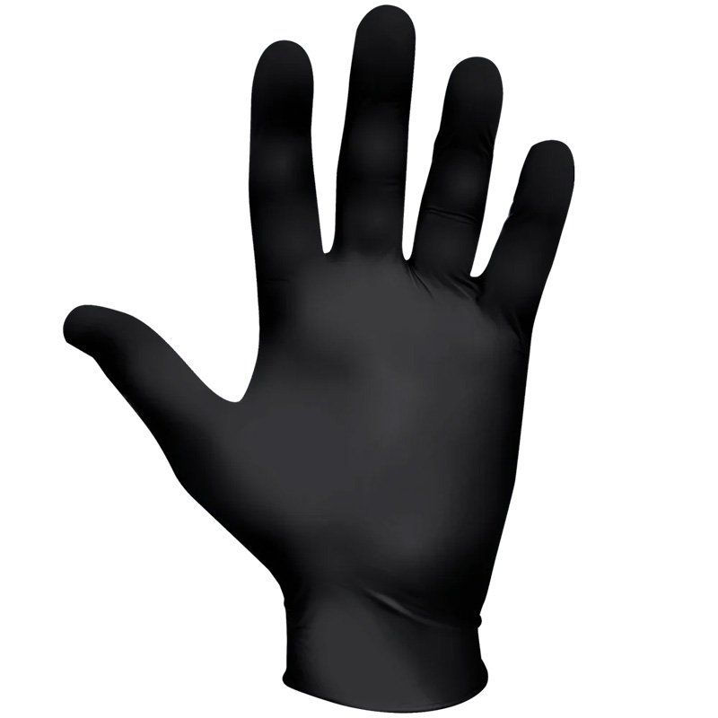6112PF Showa Nitril-Einweghandschuh, schwarz, Eco Best Technology® (EBT), 1 Box = 100 Stück