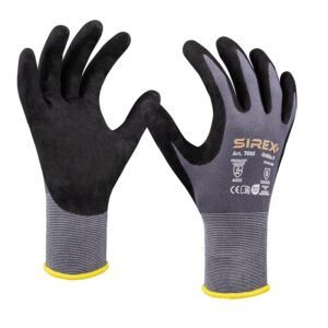 Art. T683 Strickhandschuh mit Beschichtung, Farbe: grau