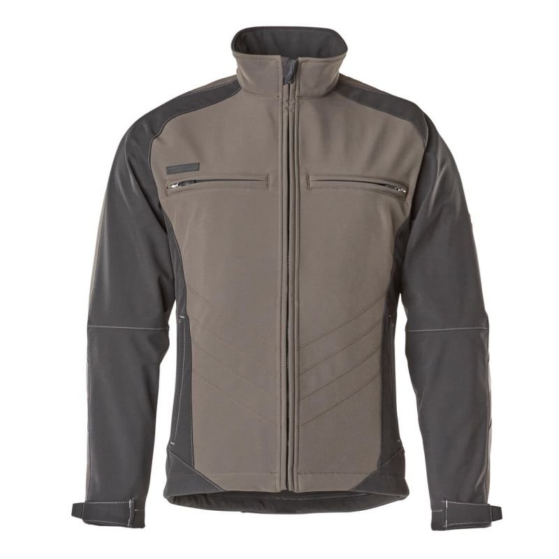 MASCOT® Dresden Softshelljacke dunkelanthrazit/schwarz