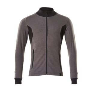 MASCOT® Accelerate Sweatshirt mit Reißverschluss,modern Fit dunkelanthrazit/schwarz