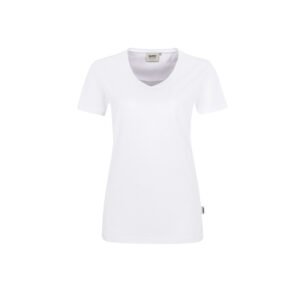 Women-T-Shirt Performance, WEISS (50% BW/50% Polyester, 160 g/m²)