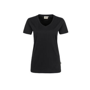 Women-T-Shirt Performance, SCHWARZ (50% BW/50% Polyester, 160 g/m²)
