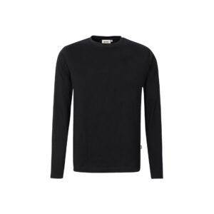 Longsleeve Performance Shirt, schwarz (50% BW/50% Polyester, 200 g/m²)